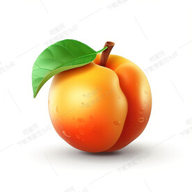 高清卡通桃子