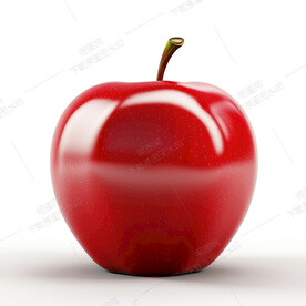 卡通红苹果