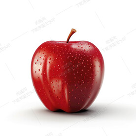 卡通红苹果