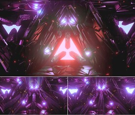 动感线条直播酒吧舞台LED视频