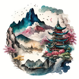 崇山峻岭