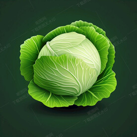 卡通卷心菜