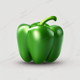 高清的卡通青椒