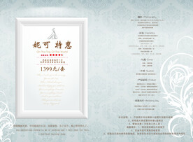 婚纱照特价套系