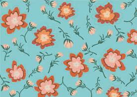 矢量装饰花卉图案