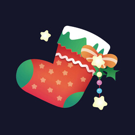 圣诞节卡通圣诞袜