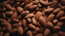 一堆杏仁素材