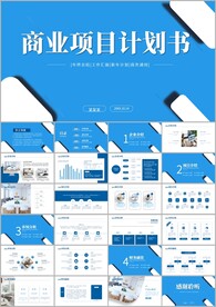 创业项目融资商业计划书ppt