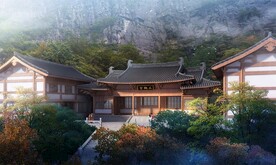 古建寺庙效果图