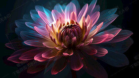 唯美绽放的花朵