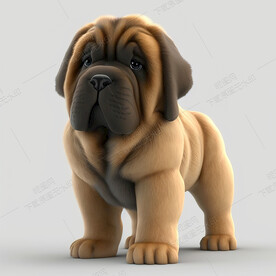 高清马氏提夫犬