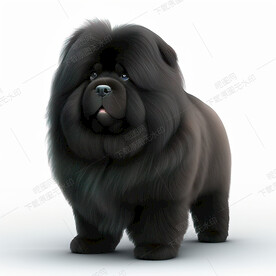 萌萌的纽芬兰犬