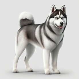 高清西伯利亚雪橇犬