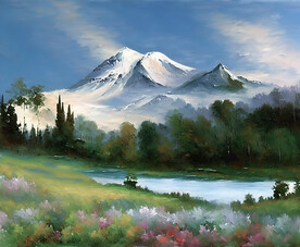 当代油画 春暖花开