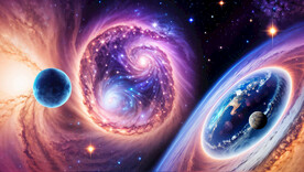 星空宇宙星球星系无序混沌银河