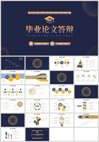 黑金毕业论文答辩开题报告PPT