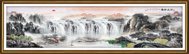 巨幅山水画