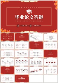 红色国潮风毕业论文答辩PPT
