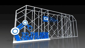 科技感 品牌墙 签到处