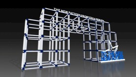 科技拱门 科技门头 科技感