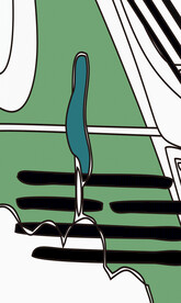 轻奢日式前卫抽象装饰画