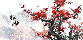 梅花国画