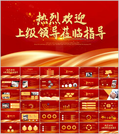 热烈欢迎上级领导莅临指导PPT