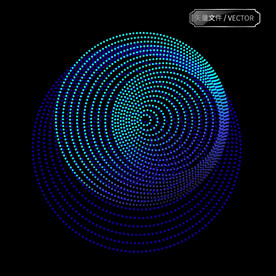 点状图旋转花纹