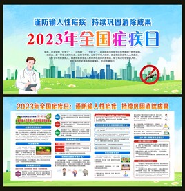 全国疟疾日宣传栏