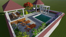 屋顶花园设计案例效果图