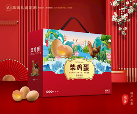 柴鸡蛋包装 土特产礼盒