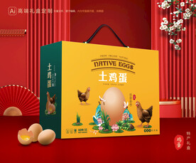 鸡蛋包装 土特产礼盒