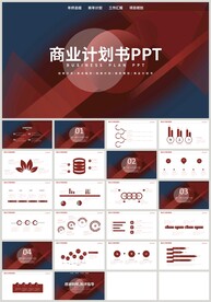 红色通用融资商业计划书PPT