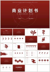 红色通用融资商业计划书PPT