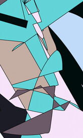 新中式抽象色块装饰画