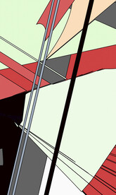 欧式抽象色块装饰画