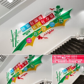 社区楼道文化墙