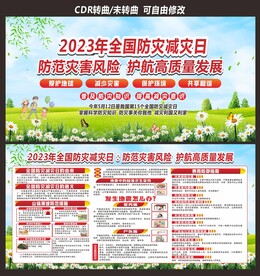 防灾减灾日宣传栏