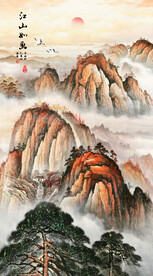 玄关山水画