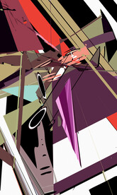 日式抽象装饰画