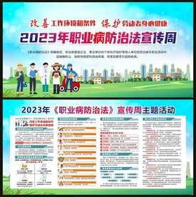 职业病防治法宣传周宣传栏