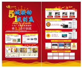 五一建材城宣传展板