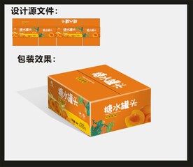 水果罐头包装 