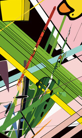 日式抽象装饰画