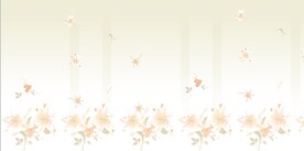 汉服黄色牵牛花