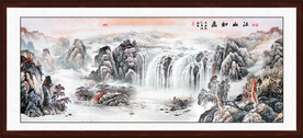客厅山水画