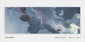 中国风玄关意境装饰画