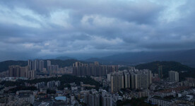 阴天云层变化延时摄影