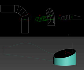 弯管部分展开图