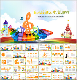 音乐艺术培训钢琴音乐教学PPT